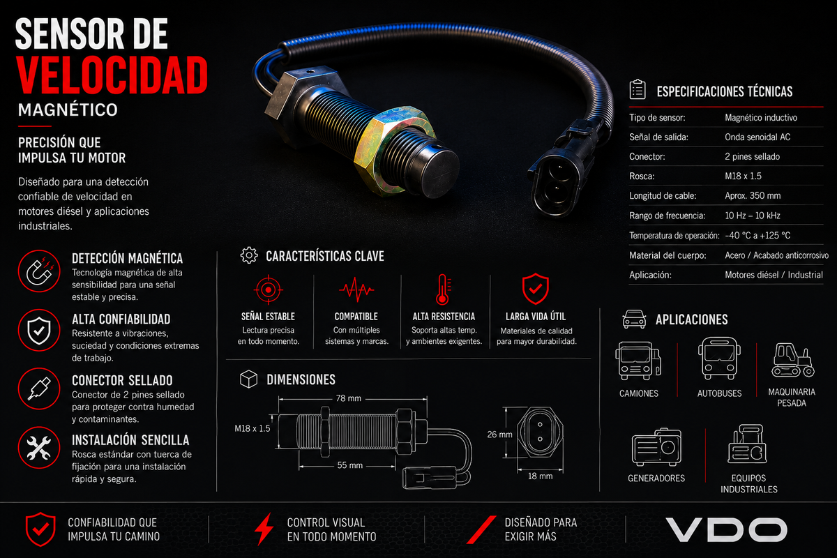 Sensor de Tacómetro 990K
